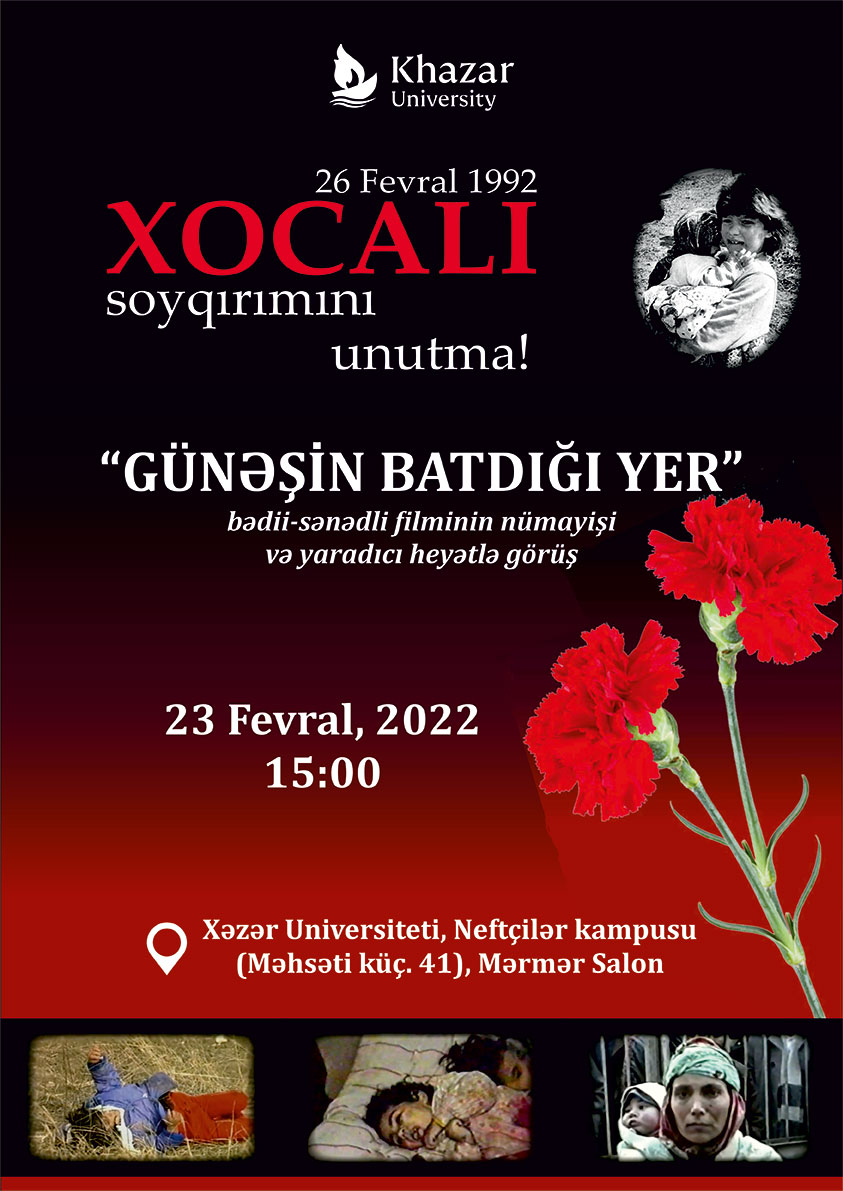 Do not forget the Khojaly genocide!