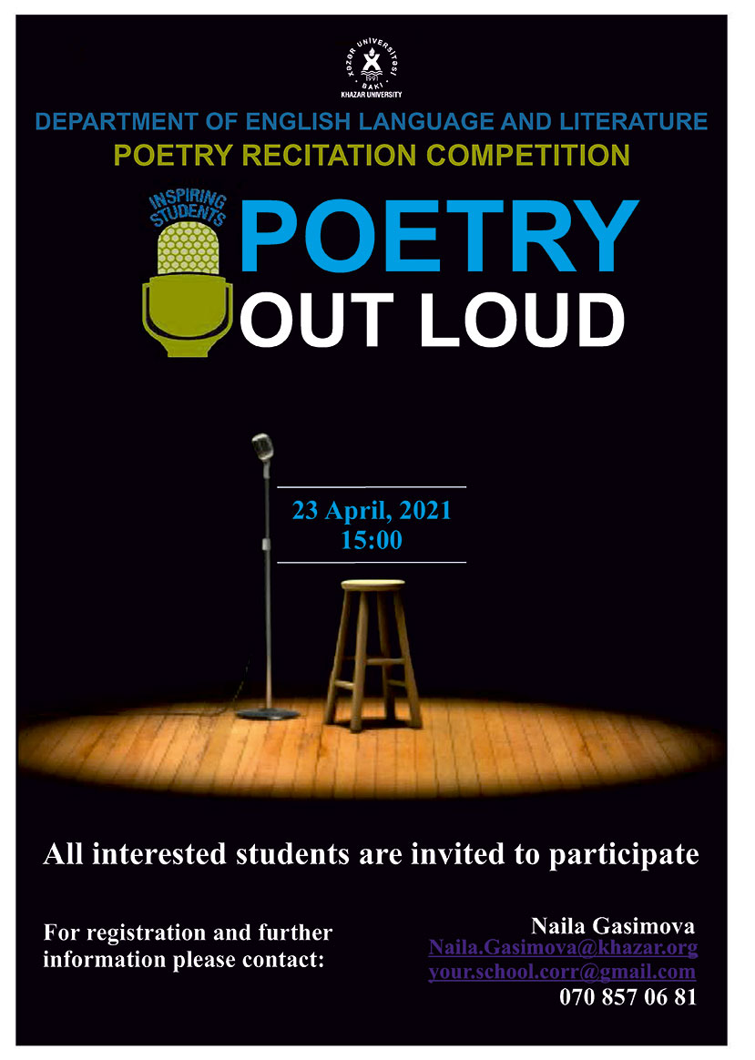 Poetry Recitation Contest Announced