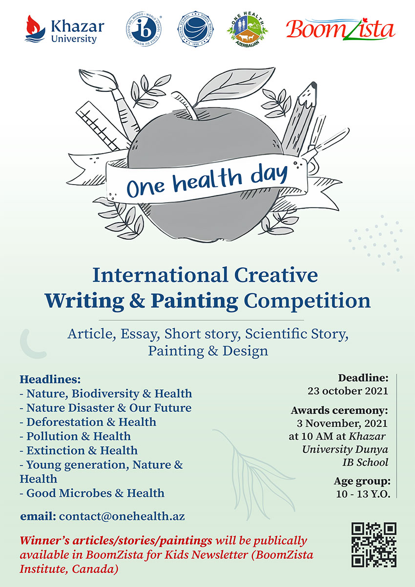 International Creative Writing and Painting Competition Dedicated to World One Health Day to be Held