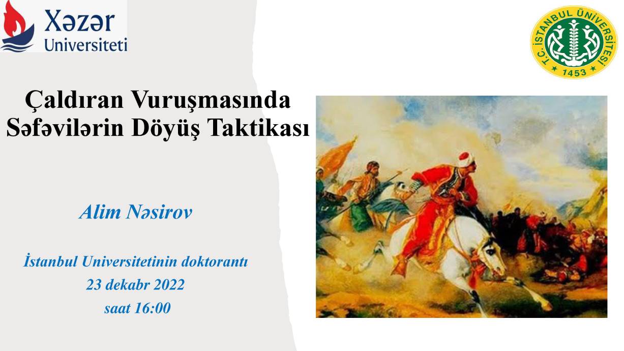 A seminar by PhD student of Istanbul University to be held