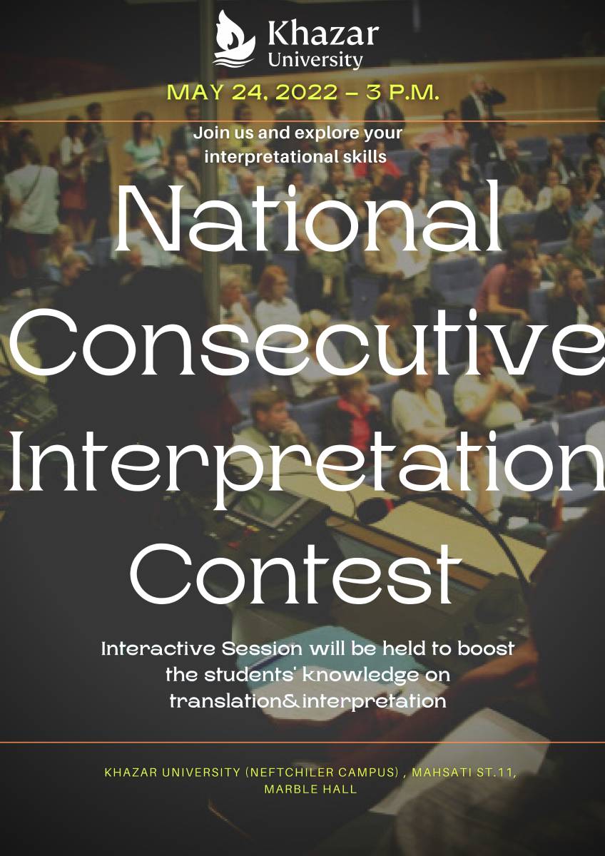 “National Consecutive Interpretation Contest” to be held