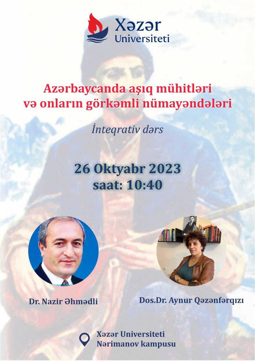 An open lesson on “Ashug environments and their prominent representatives” to be held in Azerbaijan together with Nazil Ahmadli
