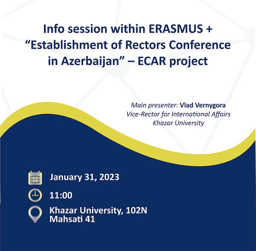 Erasmus+ ECAR layihəsi çərçivəsində infosessiya