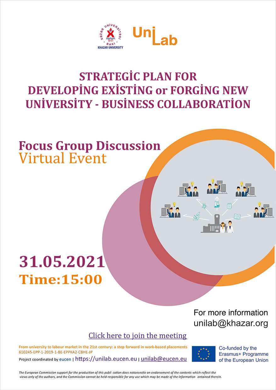 The next event entitled Focus Discussion Group to be held within UniLab project