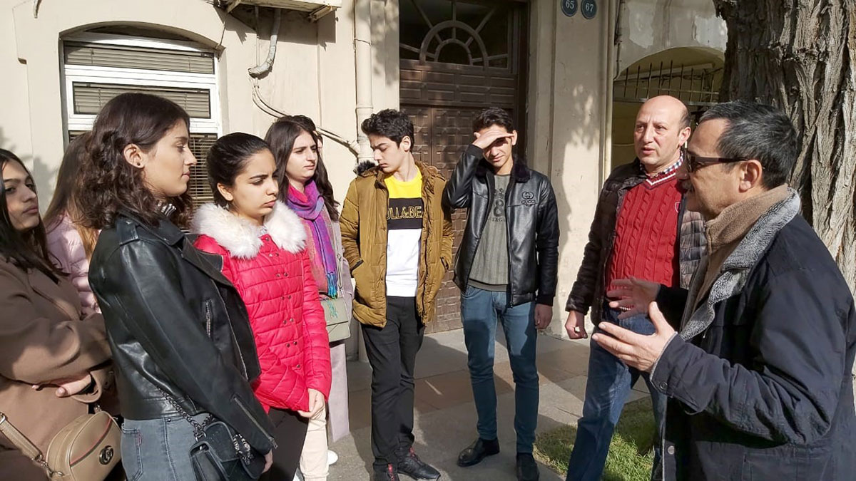Students Majoring in Tourism and Hotel Management on Baku Tour