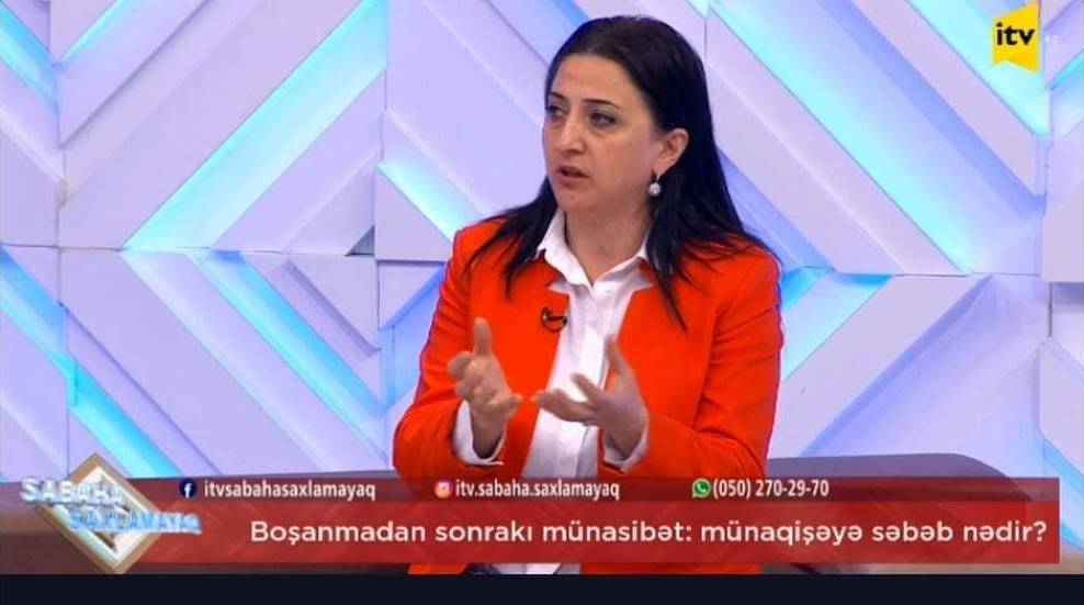 Head of Khazar University Psychological Service Center on Ictimai TV's "Sabaha saxlamayaq" program