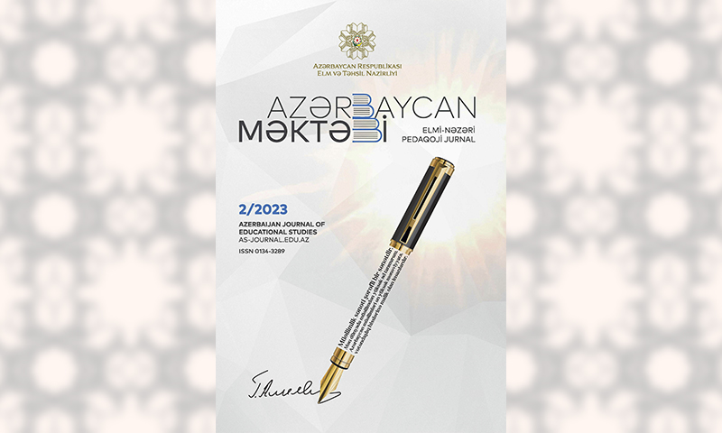 Dekanın məqaləsi “Azərbaycan məktəbi” jurnalında