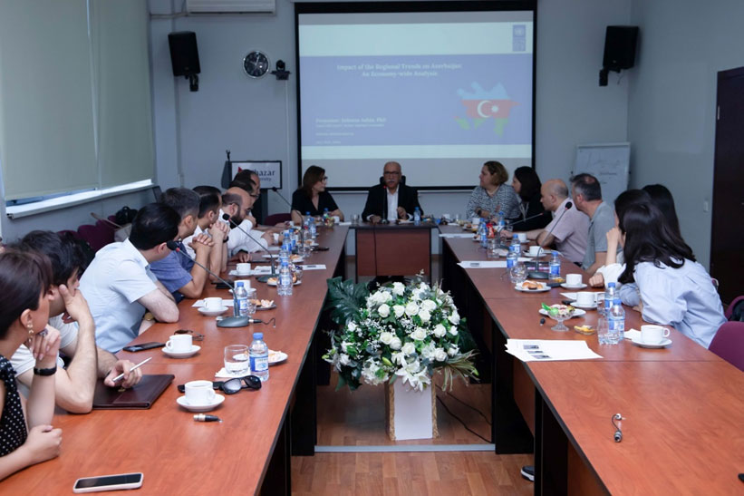 A joint round-table event of Khazar University and UNDP office in Azerbaijan