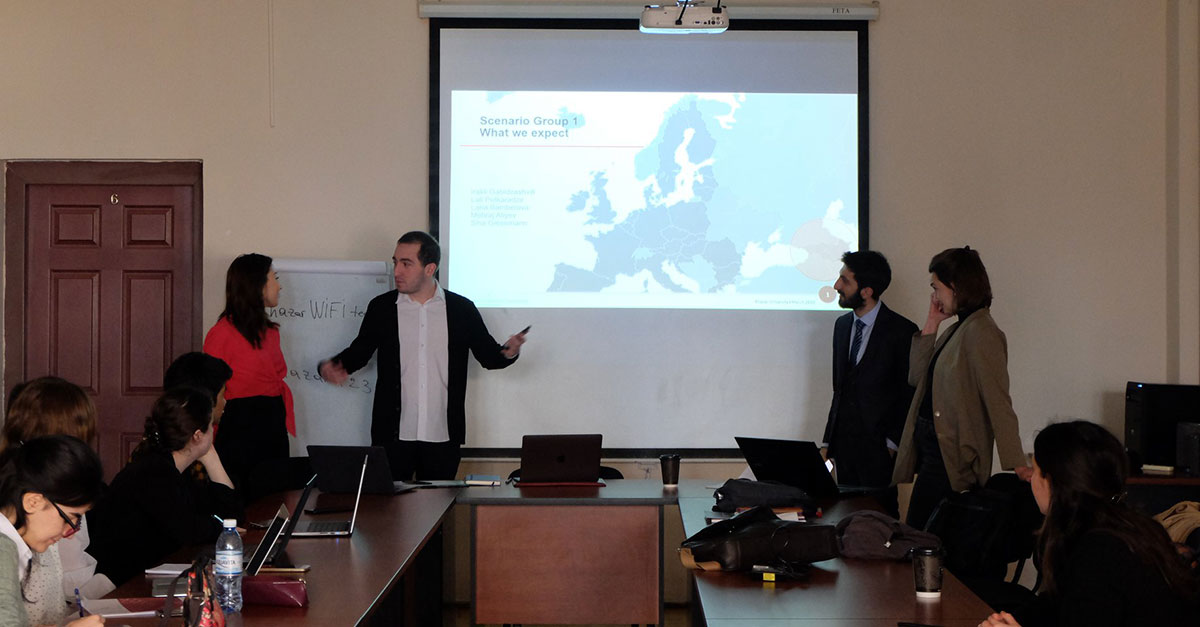“Into an Uncertain Future? The EU and the Caucasus in 2040” Workshop at Khazar University