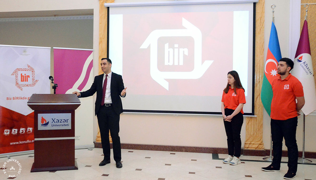"Bir" Volunteer held an information session for Khazar University students
