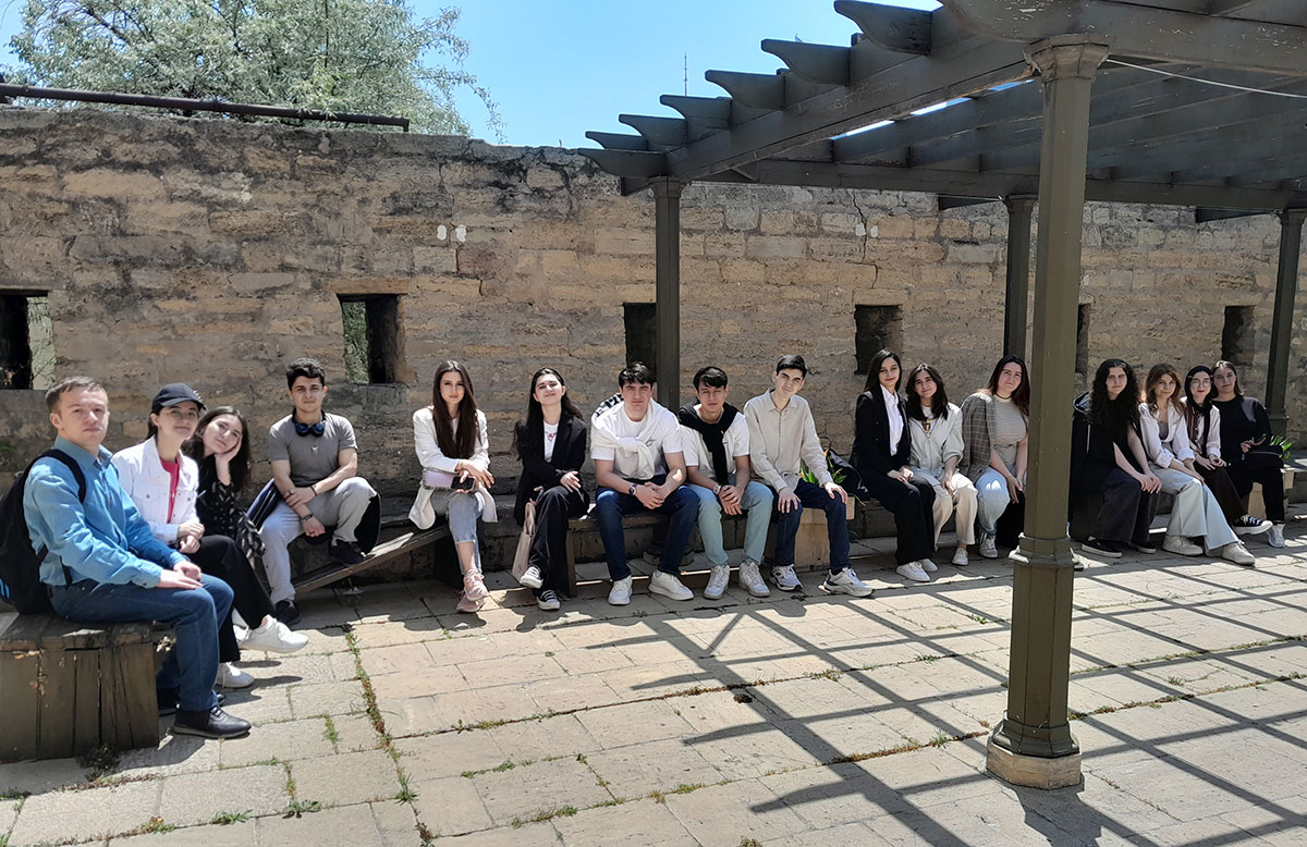 Students in Complex of Shirvanshahs’ Palace