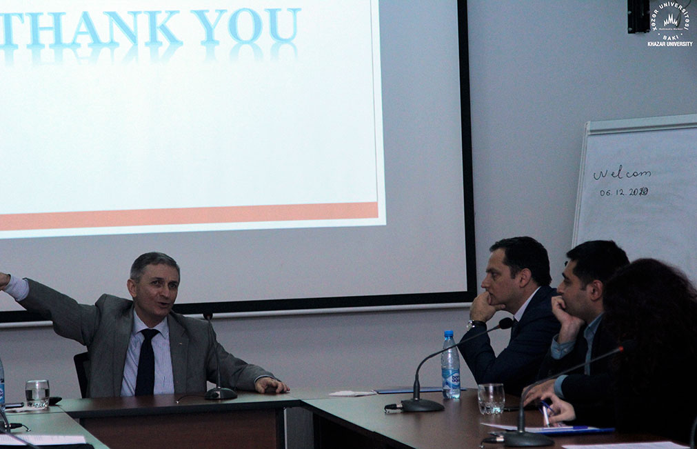 Palestinian Ambassador Visits Khazar Univesity