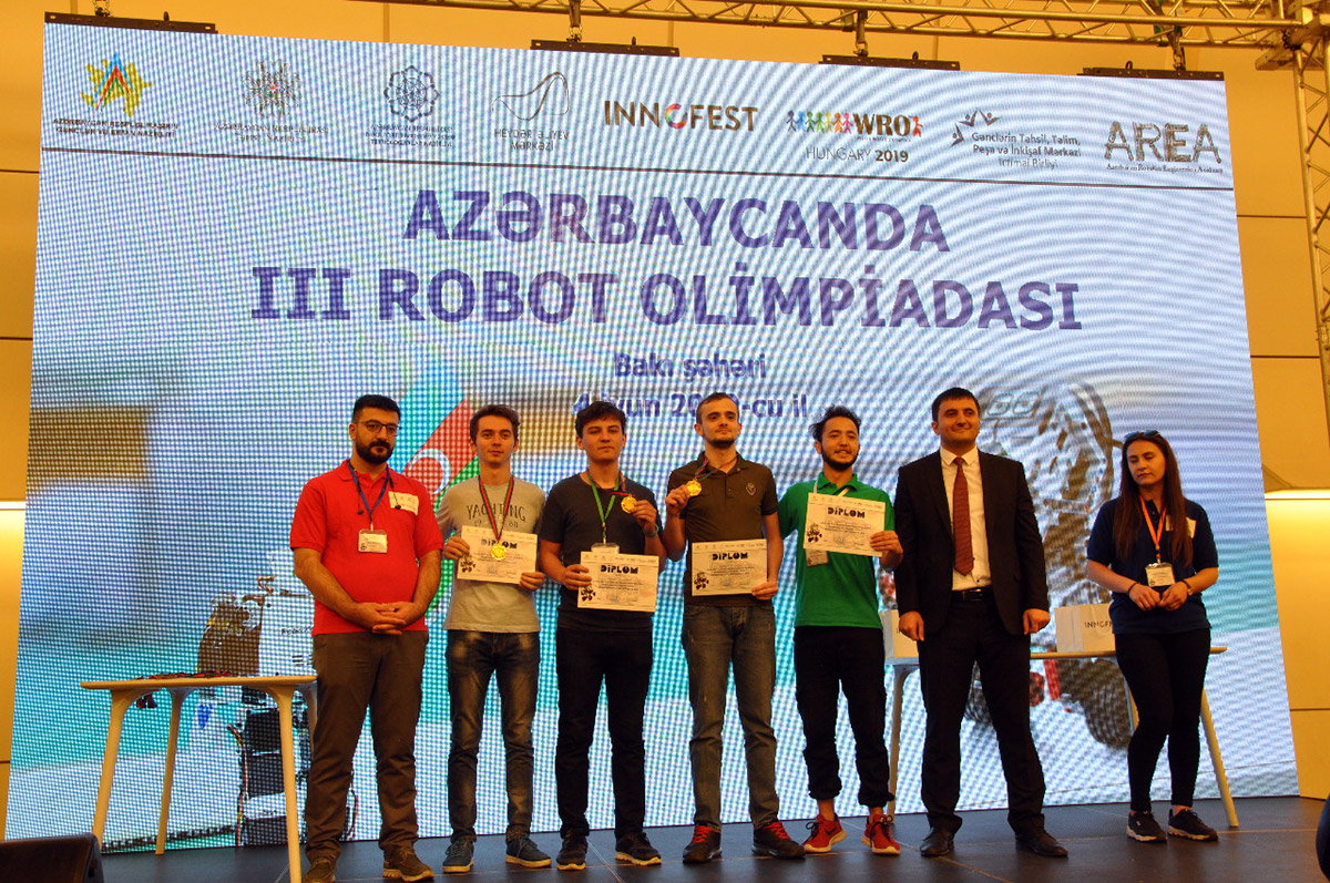 Khazar University Team is Among Winners of III Robotics Olympiad