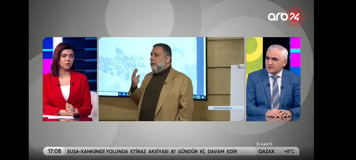 Head of History and Archeology Department in the program " Gündəm " of arb24 channel