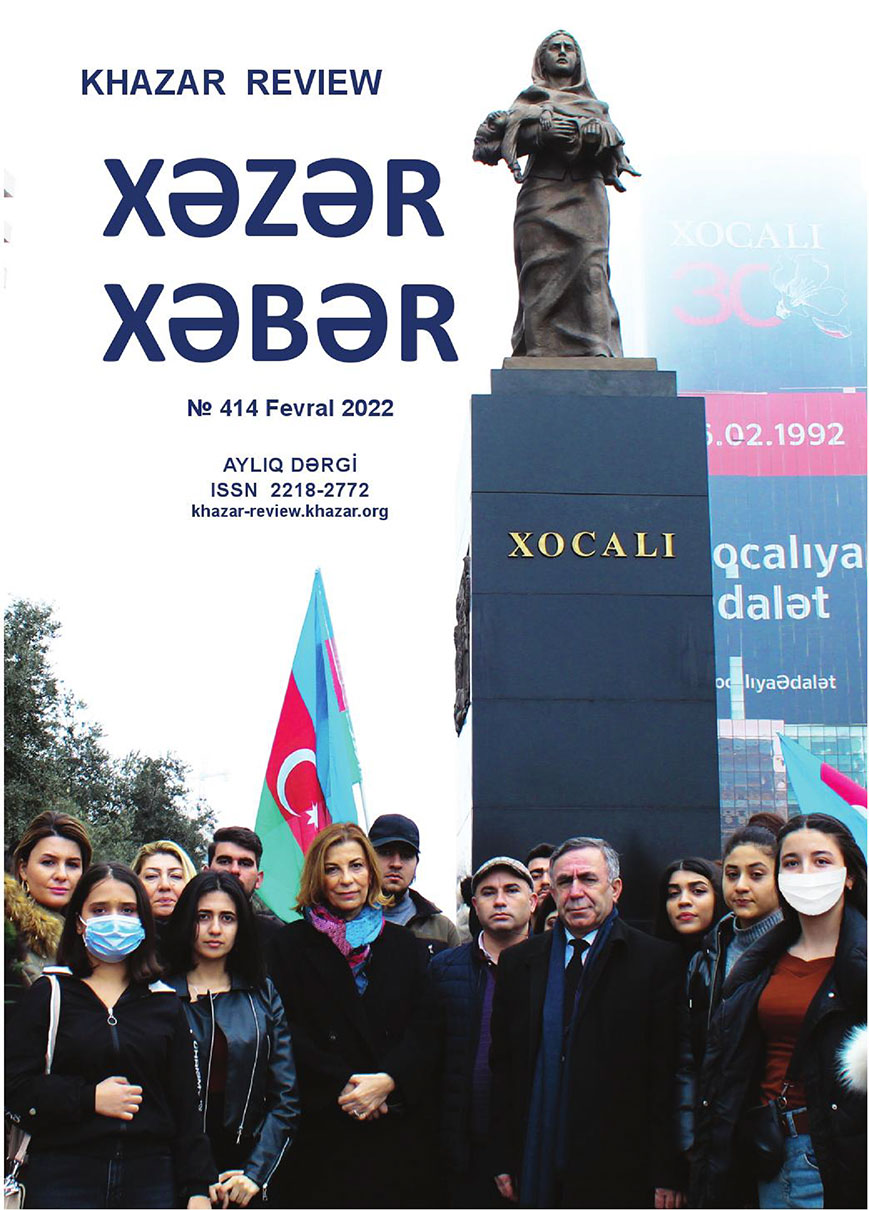 “Xəzər Xəbər” jurnalının fevral nömrəsi khazar-review.khazar.org saytında