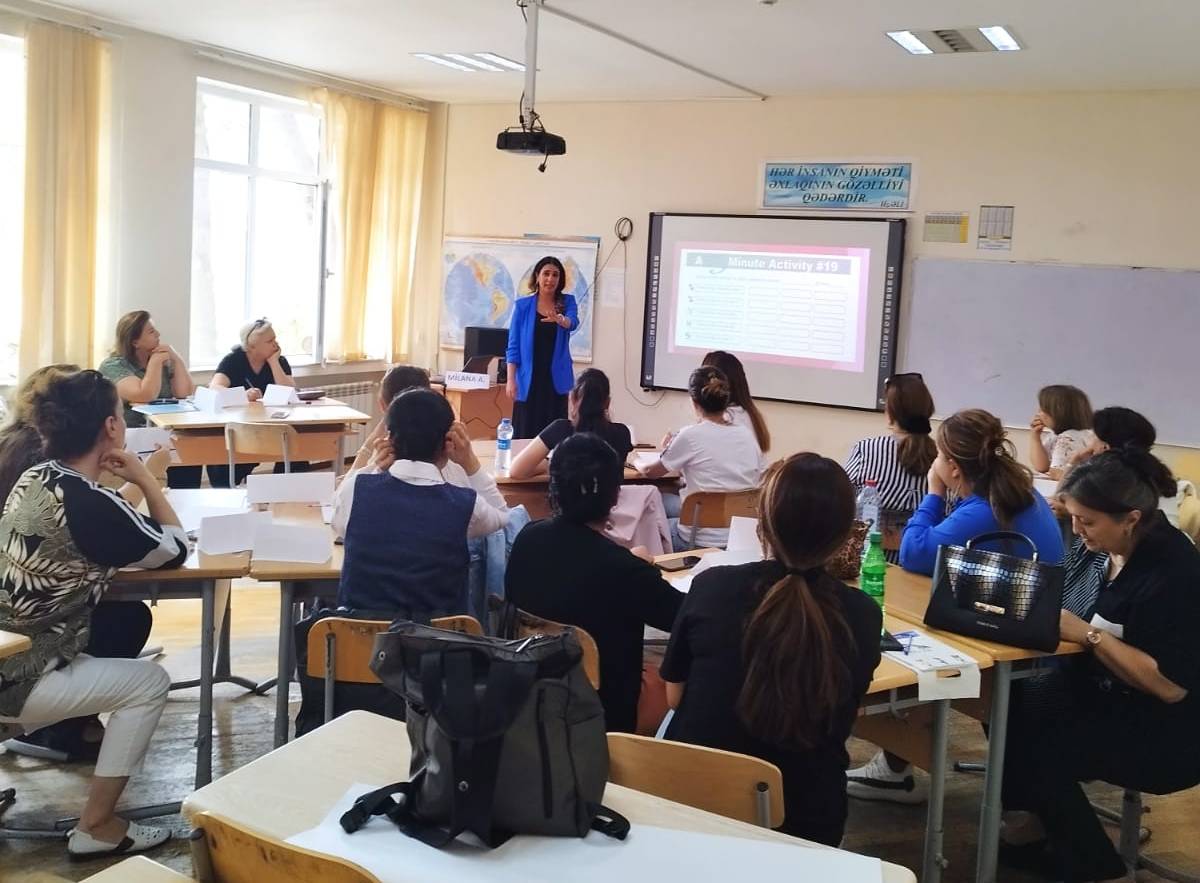 Khazar University faculty member conducted a two-day training for school teachers