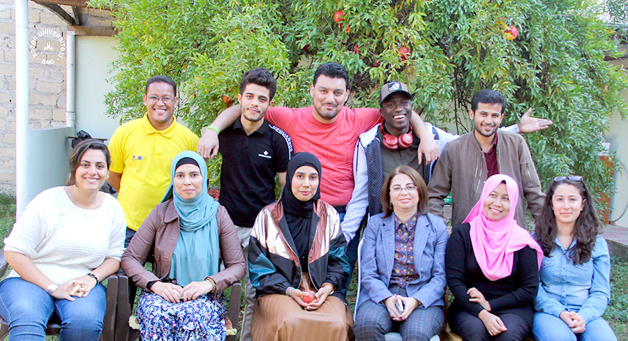 Master and PhD Students at the Pomegranate Festival