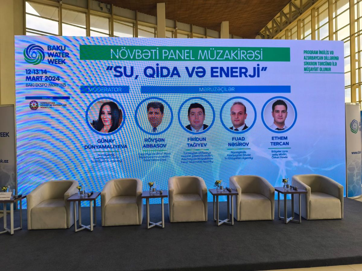 Department Head at Baku Water Week Conference