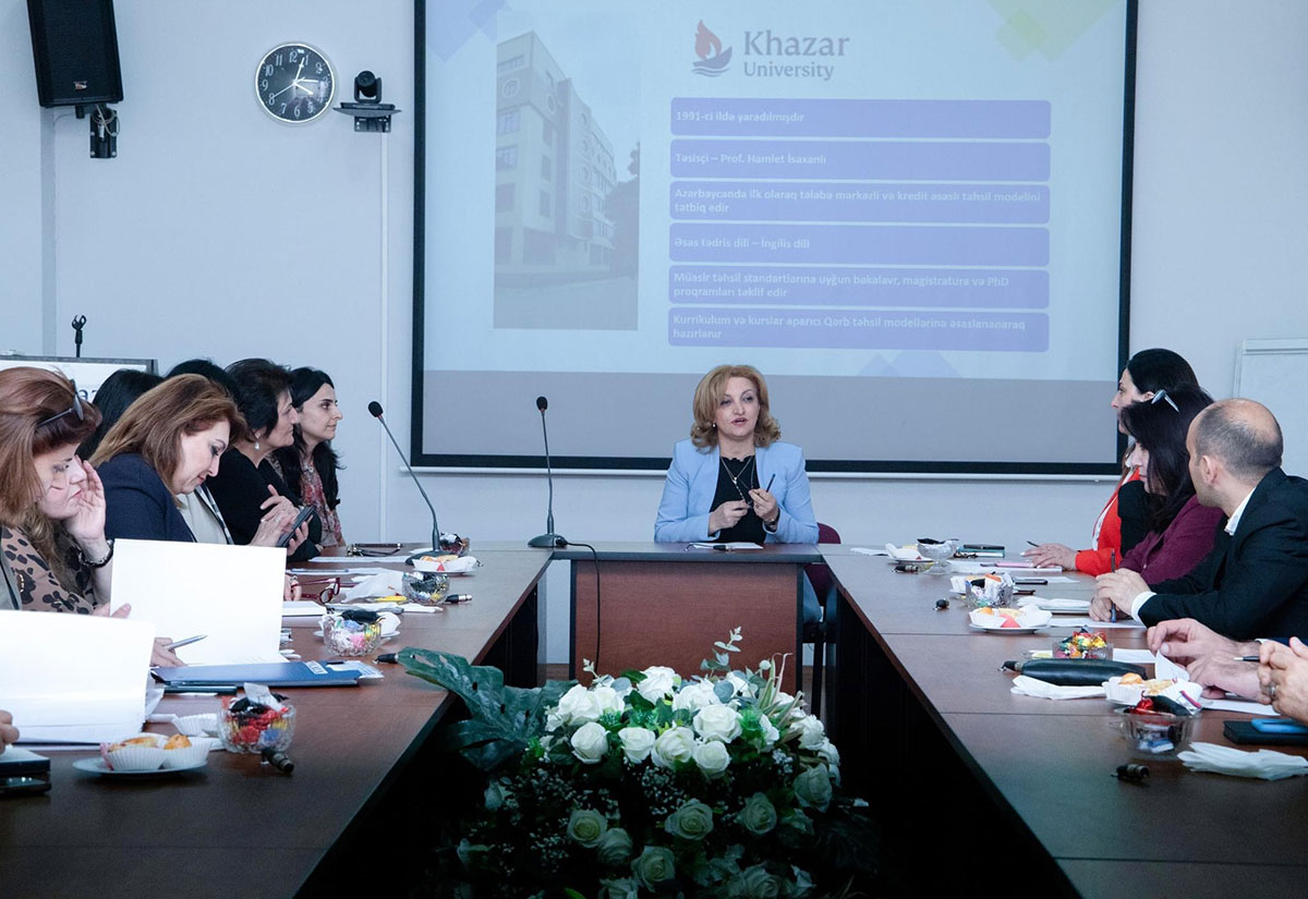 Meeting with Advisory Board Members at Khazar University School of Humanities, Education and Social Sciences