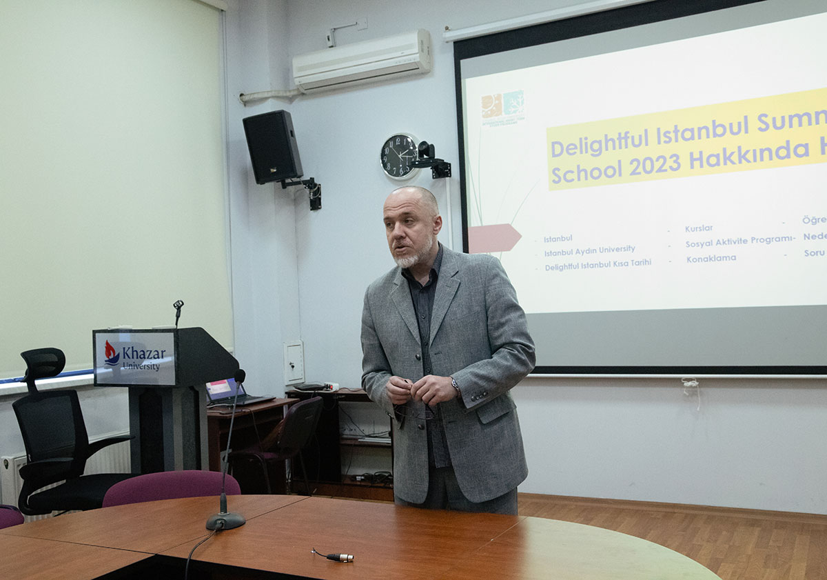 Istanbul Aydin University Holds Info Session at Khazar University