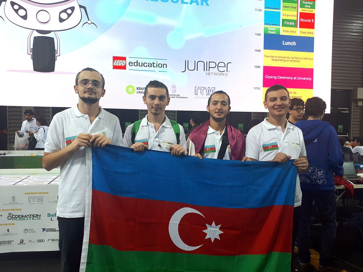 "Robot developers” of Khazar University in the World Arena Again