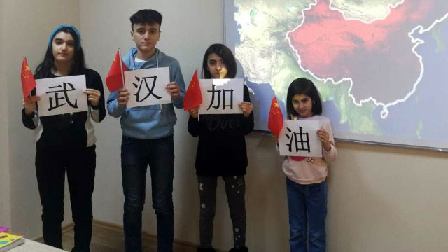 AZERTAC and other Websites Reported on Open Lesson “Let’s Learn about China” Held at Sumgait Dunya School