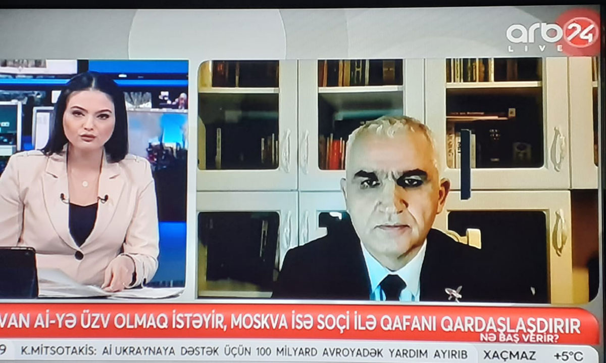 Dos. Telman Nüsrətoğlu Azərbaycan telekanallarında
