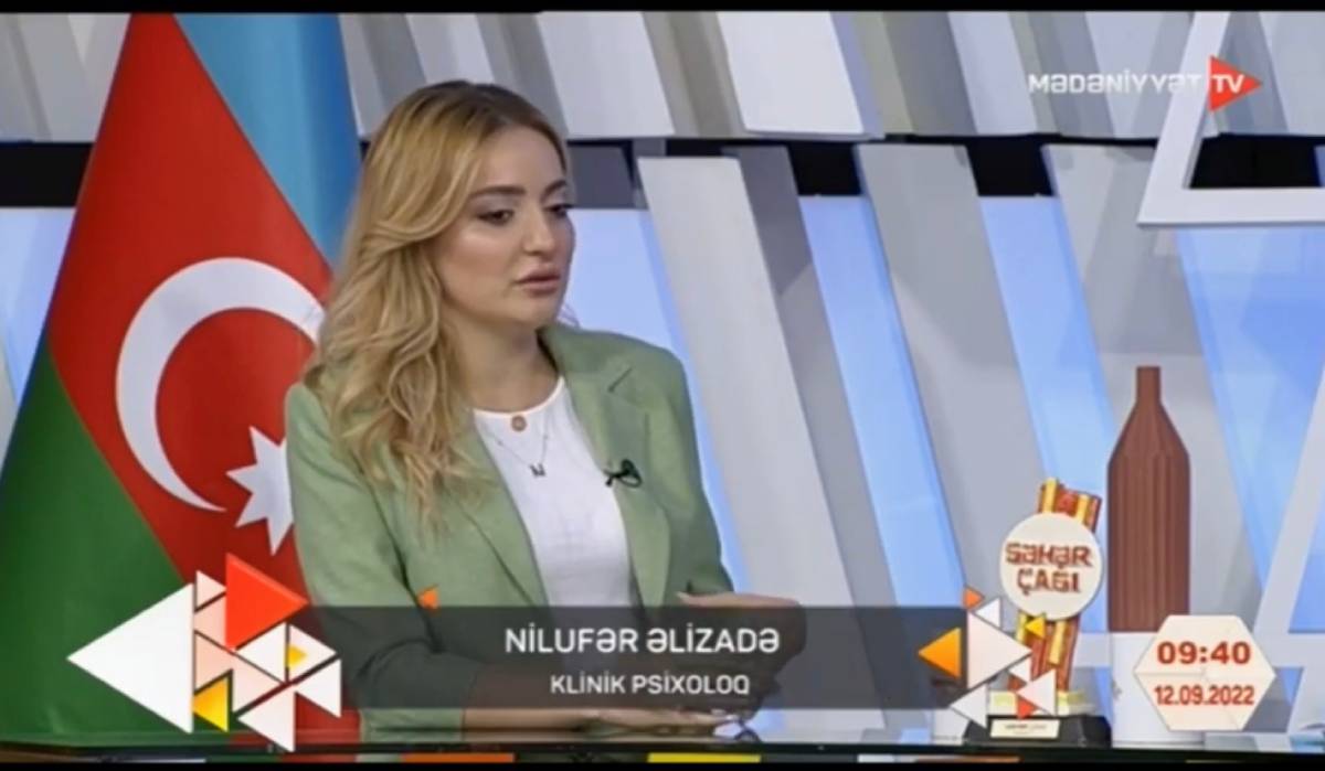 The Lecturer of Psychology Department in “Səhər çağı” Program Broadcast on Mədəniyyət TV