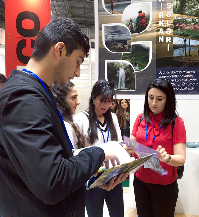 Students at 10th International Environmental Protection Exhibition
