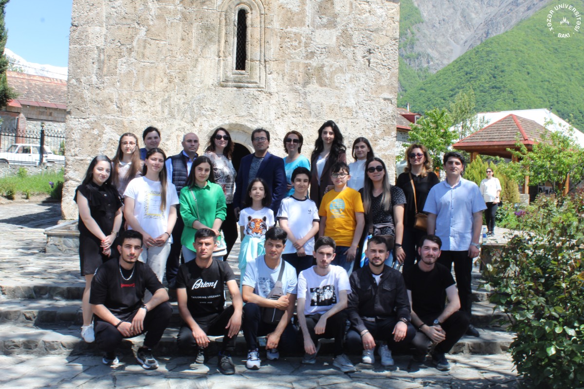 A group of Khazar University staff members, students  visit Sheki within Erasmus+ PICASP project