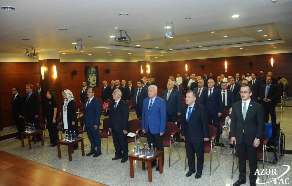 Department Head of Khazar University at the event of the 104th anniversary of the liberation of Baku from the Dashnak-Bolshevik occupation at the Turkish Embassy