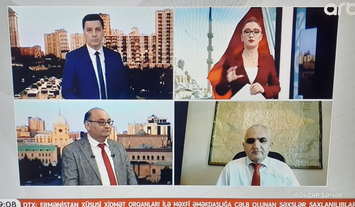 Tarix və Arxeologiya departamentinin müdiri Dr. Telman Nüsrətoğlunun Azərbaycan telekanallarında çıxışı