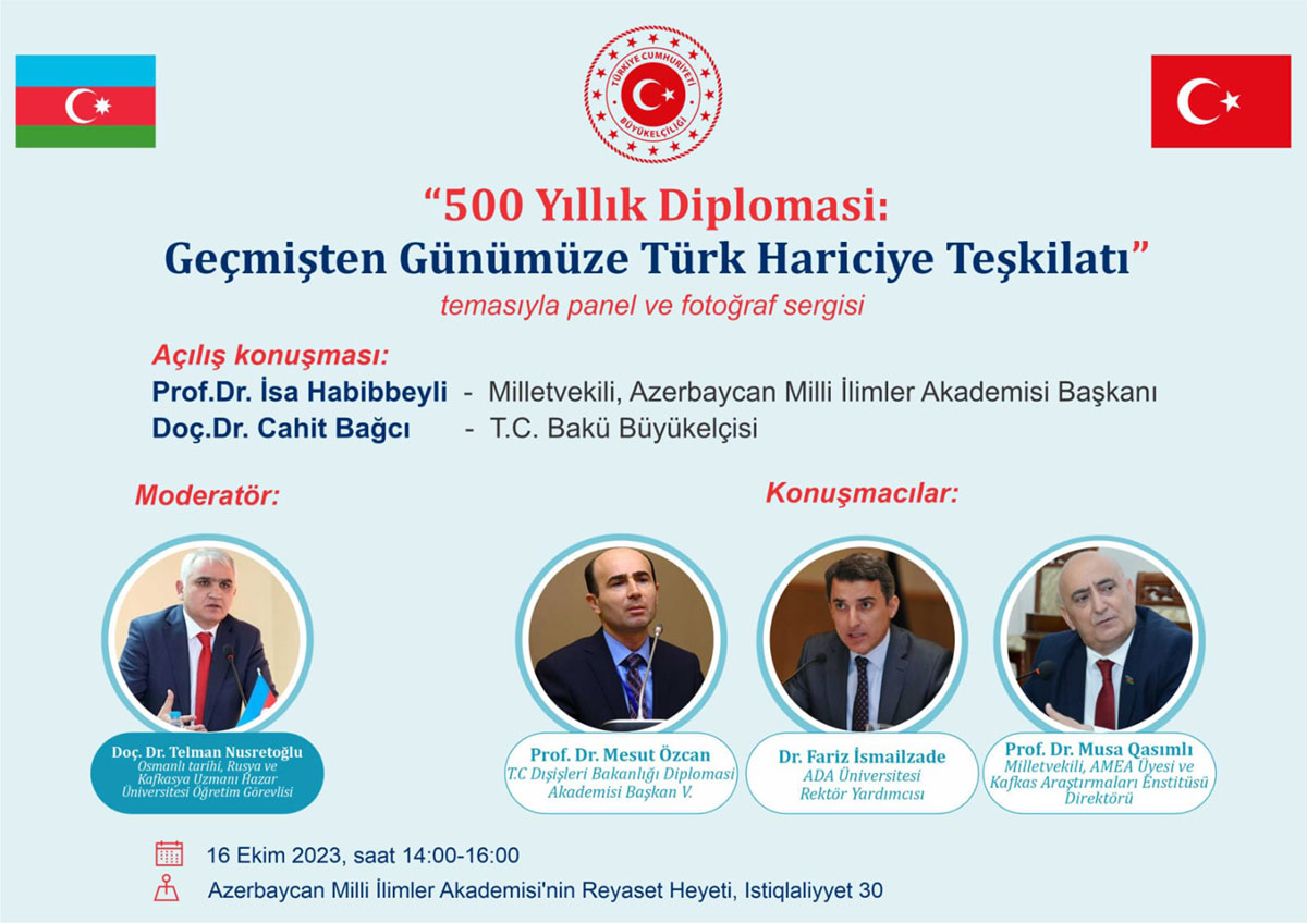 History and Archeology Department Head at the event dedicated to the 500th anniversary of Türkiye's foreign policy
