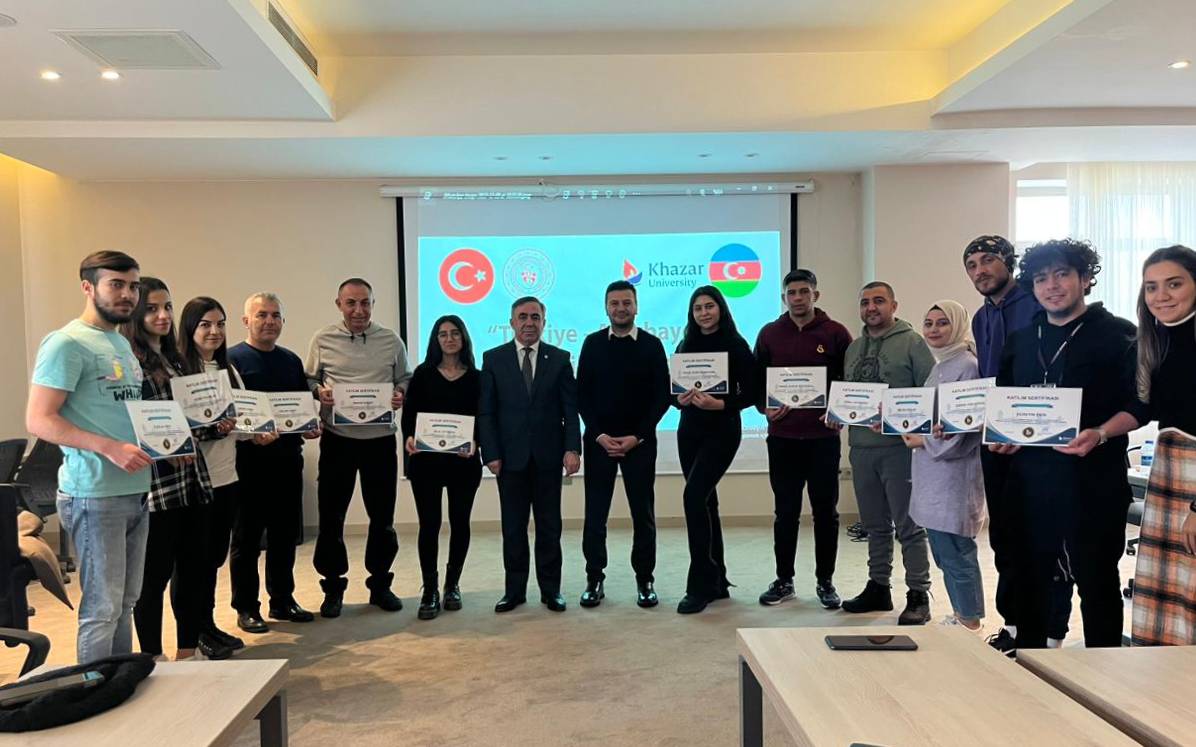 Certificate presented to the management of Kirshehir Provincial Directorate of Youth Services and Sports of the Republic of Türkiye and volunteers