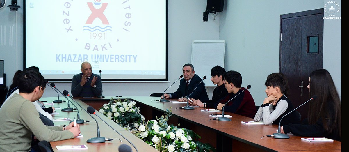 AZERTAC Reported on the Presence of High School Students at Khazar University as part of the “Book Seeker” Project