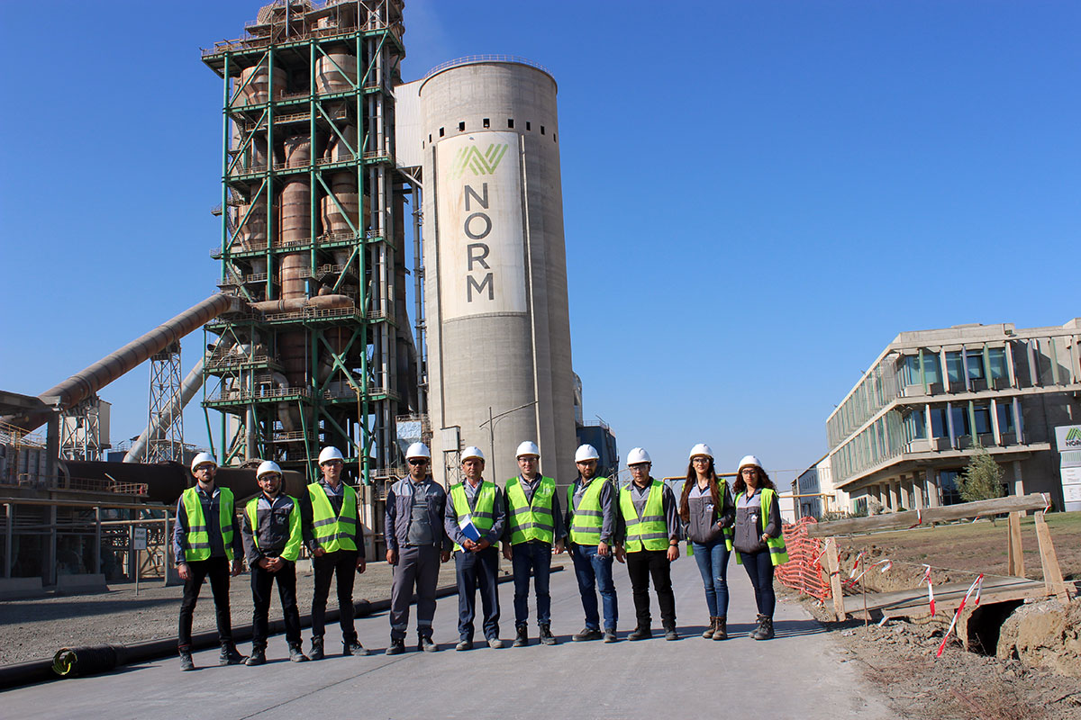 Excursion of Khazar University Students to Norm Cement Plant Reported on norm.az