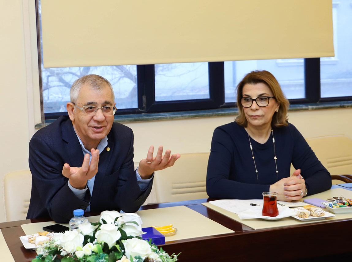 Khazar University leadership meets with the Chairman of the Board of TKTA