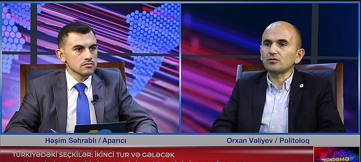 Political Sciences and Philosophy Department Head Dr. Orkhan Valiyev on Azerbaijani TV channels
