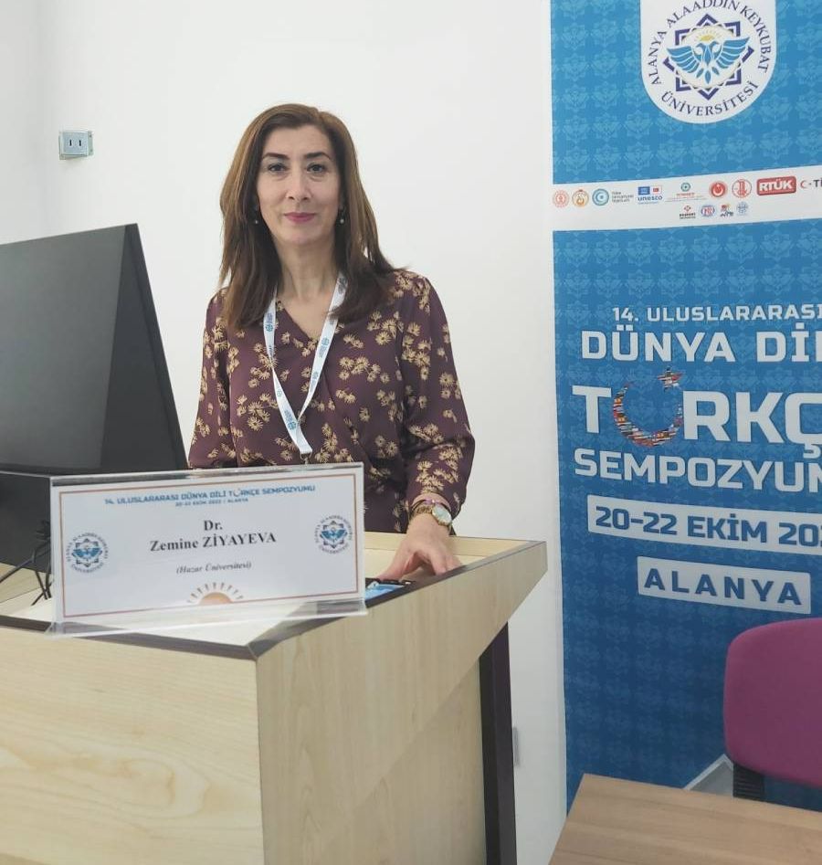 Khazar University Faculty Member at "XIV International World Language Turkish Symposium"
