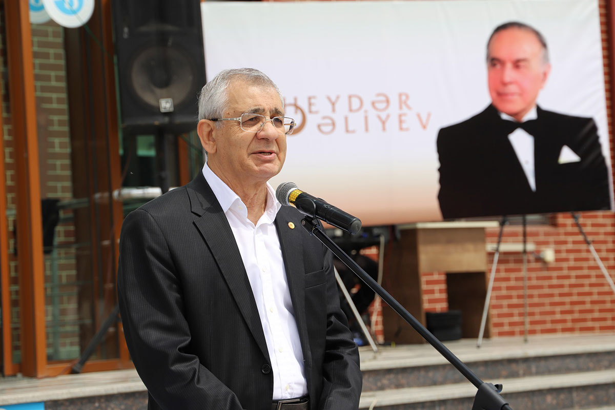 Opening of the Art and Sports Festival dedicated to the 100th anniversary of the birth of National Leader Heydar Aliyev at Ganja "Dunya" School
