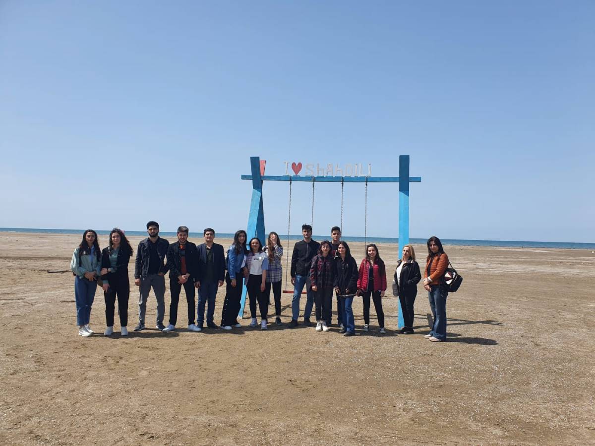 Students in Absheron National Park