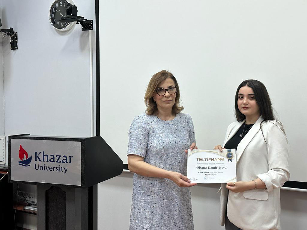 Certificates Presented to "Brand students" of Khazar University