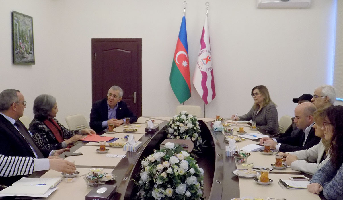 Cooperation Talks with the Representative of Cadi-Ayyad University and Moroccan Ambassador in Azerbaijan