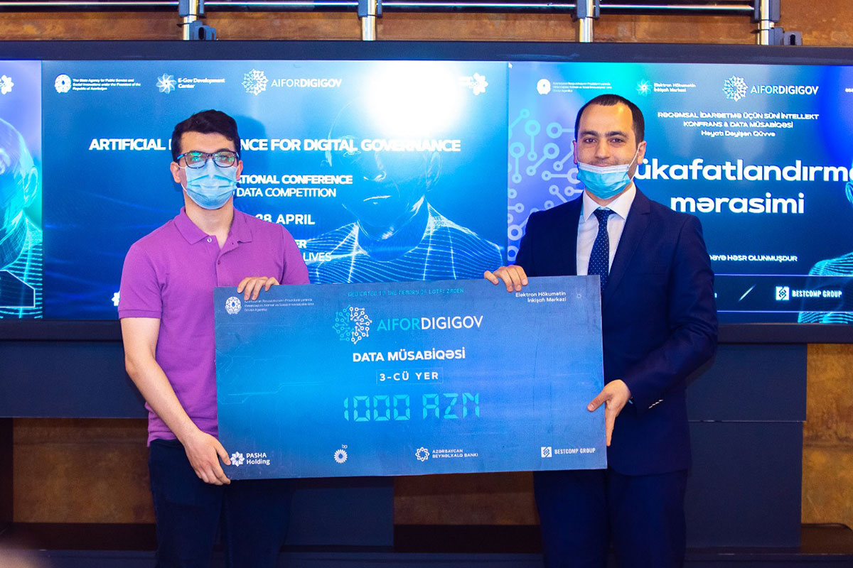 Khazar University student wins “Artificial Intelligence in Digital Governance” Data Competition