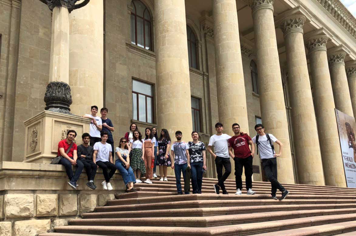 First Year Students Celebrated 101st Anniversary of Azerbaijan Democratic Republic