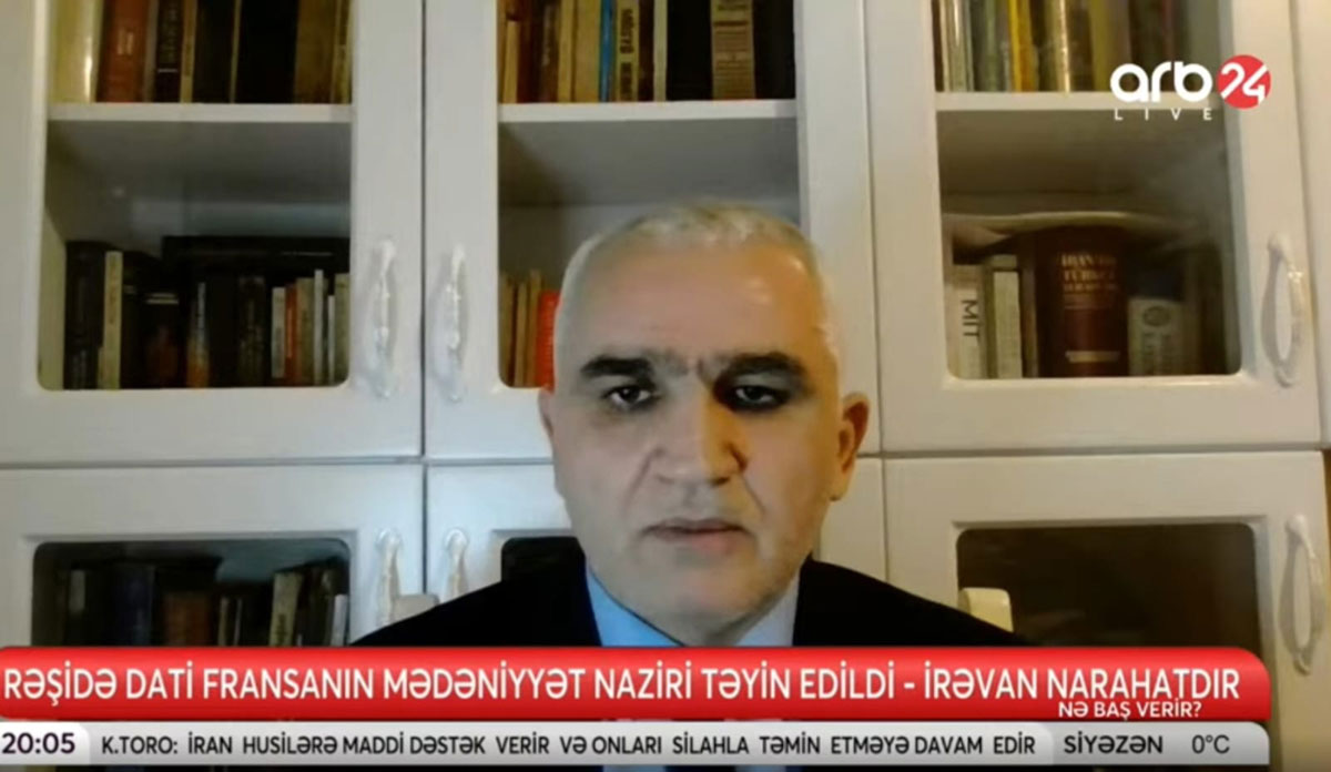 Tarix və arxeologiya departamentinin müdiri dosent Telman Nüsrətoğlu Arb 24 telekanalında çıxış edib