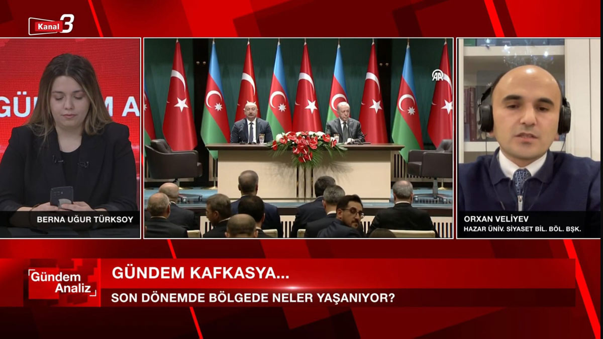 Departament müdiri Türkiyə telekanalında
