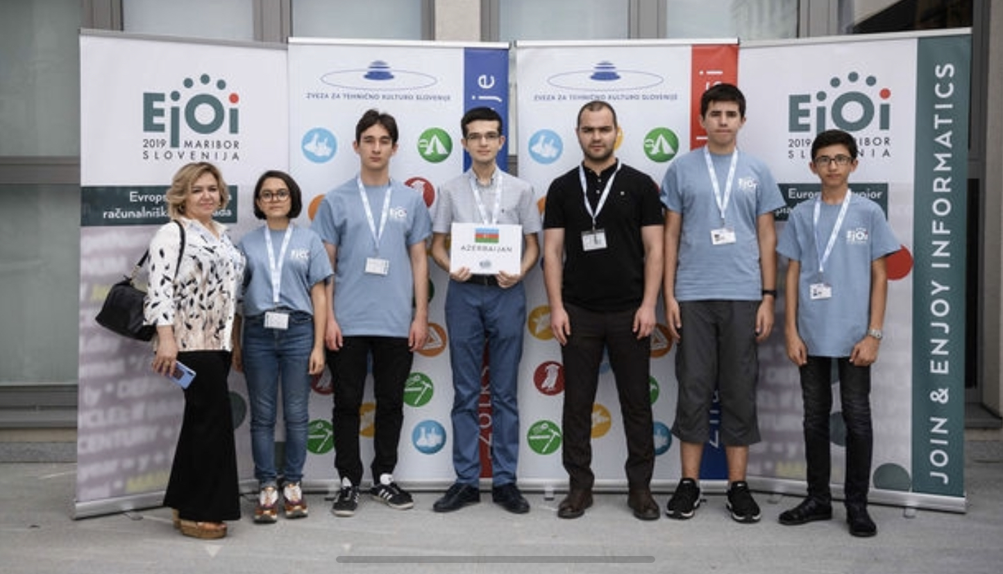 Country’s Media Reports on “Dunya” School Student - Aziz Huseynov’s Winning Silver Medal at European Olympiad in Informatics