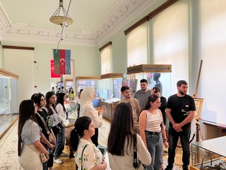 Excursion of  History Students to  National Museum of Azerbaijan History