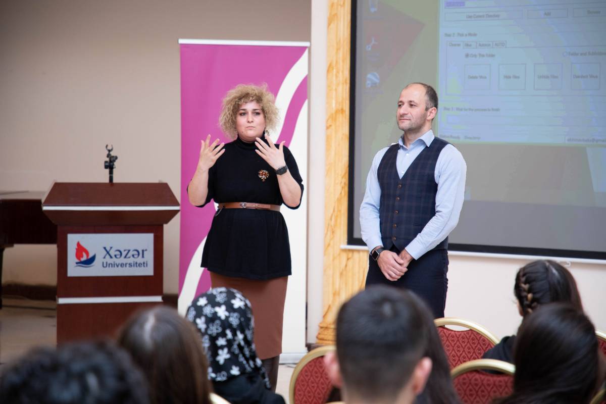 Information session of "Skills for the Future" project at Khazar University